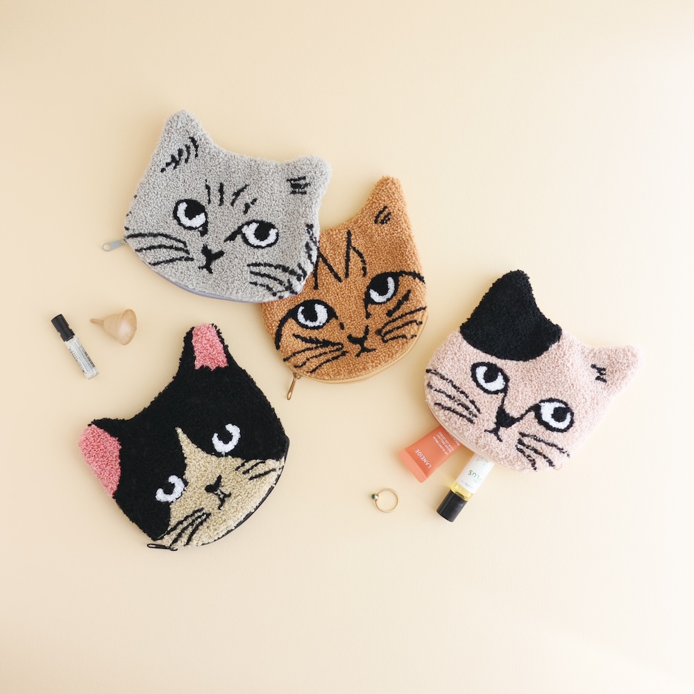 Matsuo Miyuki cat moco pouch Pumpkin | 8000000works | エイト